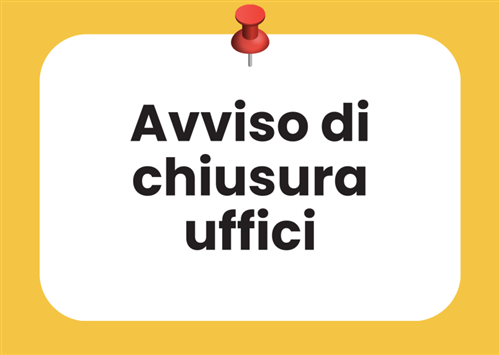 Chiusura ufficio tecnico