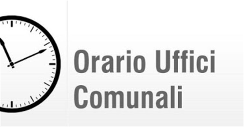 Orario ufficio demografico 8-9/05