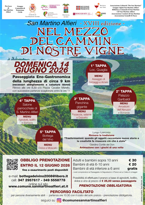 Nel mezzo del cammin... di nostre vigne 2026